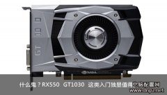 A卡剛出了RX550，N卡又來(lái)GT1030，這兩入門獨(dú)顯與集顯有差別？