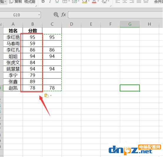 電腦WPS表格的粘貼怎么能不粘貼空格？