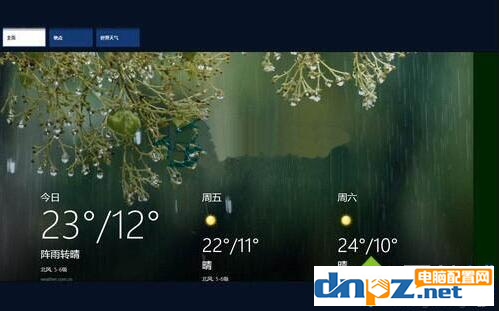 win8.1系統(tǒng)怎么使用天氣功能？