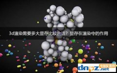 3d渲染需要多大顯存比較合適？顯存在渲染中的作用