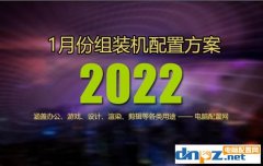 <b>2022年1月組裝組裝電腦配置單推薦及顯卡cpu選擇建議</b>